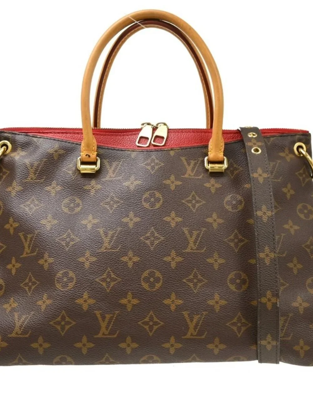 LOUIS VUITTON Pallas MM Monogram Handbag M41175
